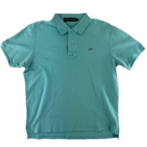 Southern‎ Point Co Greyton Polo Shirt Mens Large Aqua Blue